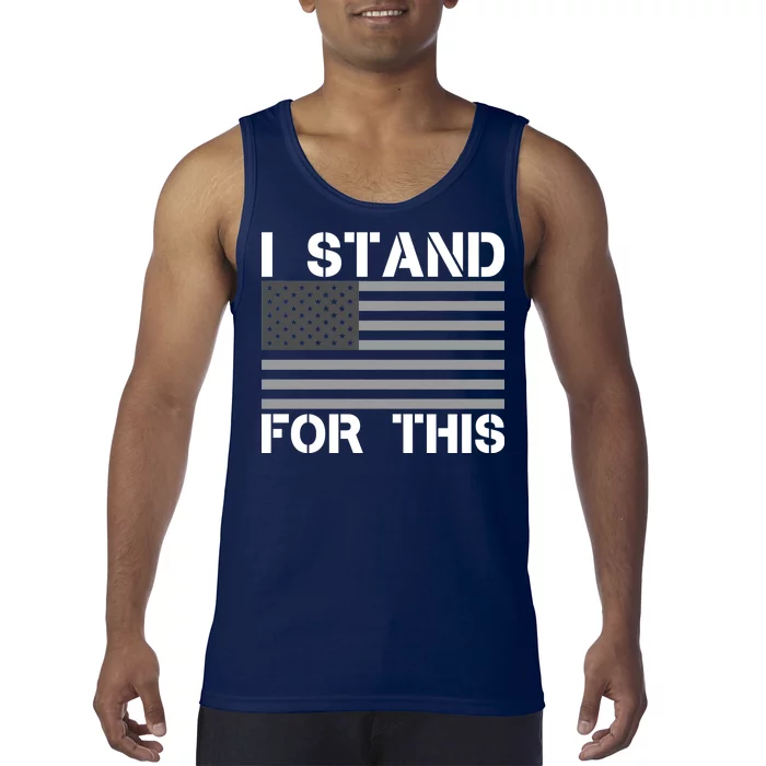 I Stand For This USA Flag Tank Top