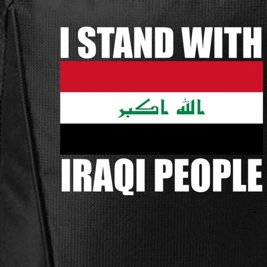 I Stand With Iraqi People City Backpack