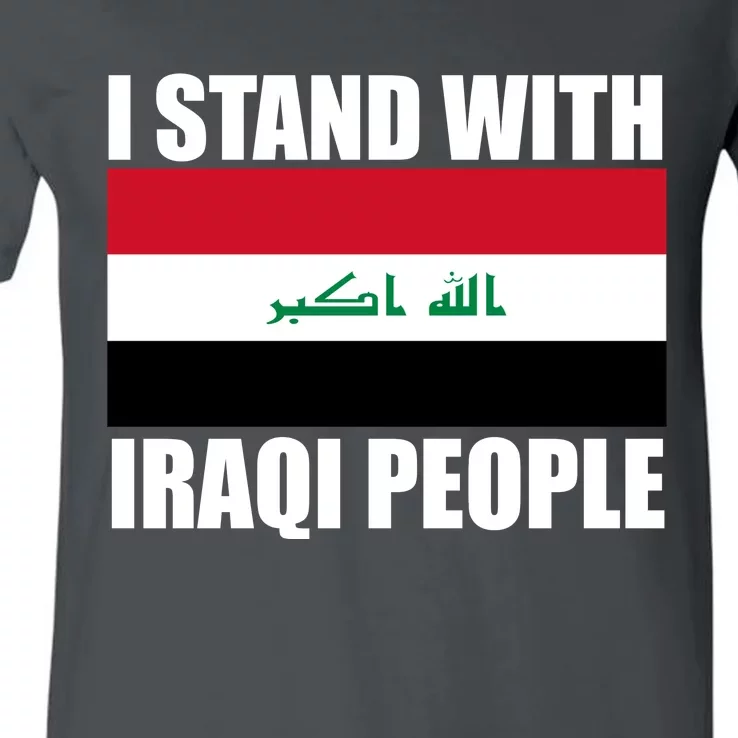 I Stand With Iraqi People V-Neck T-Shirt