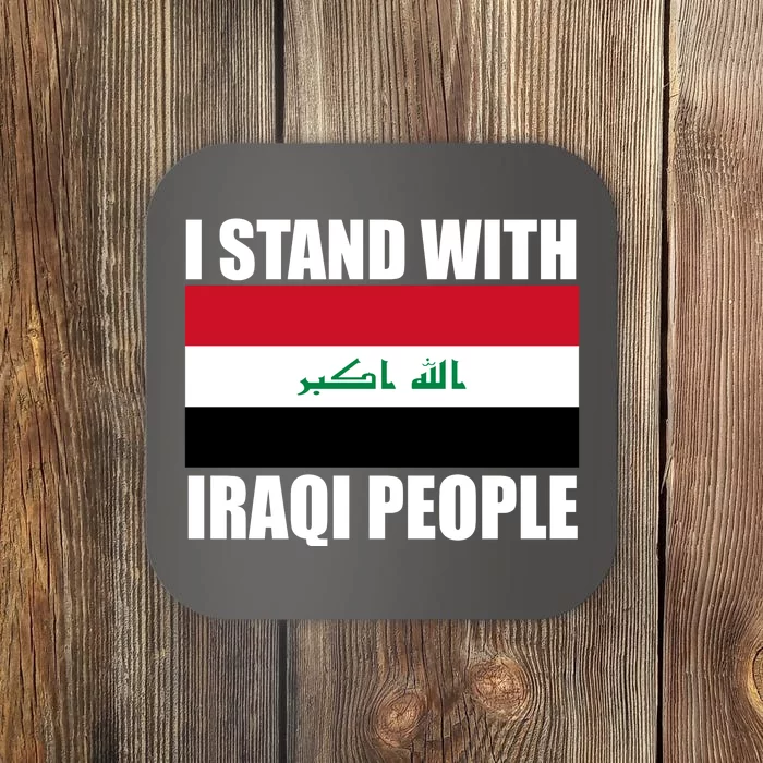 I Stand With Iraqi People Coaster