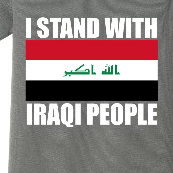 I Stand With Iraqi People Baby Bodysuit