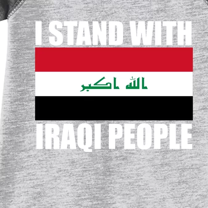 I Stand With Iraqi People Infant Baby Jersey Bodysuit