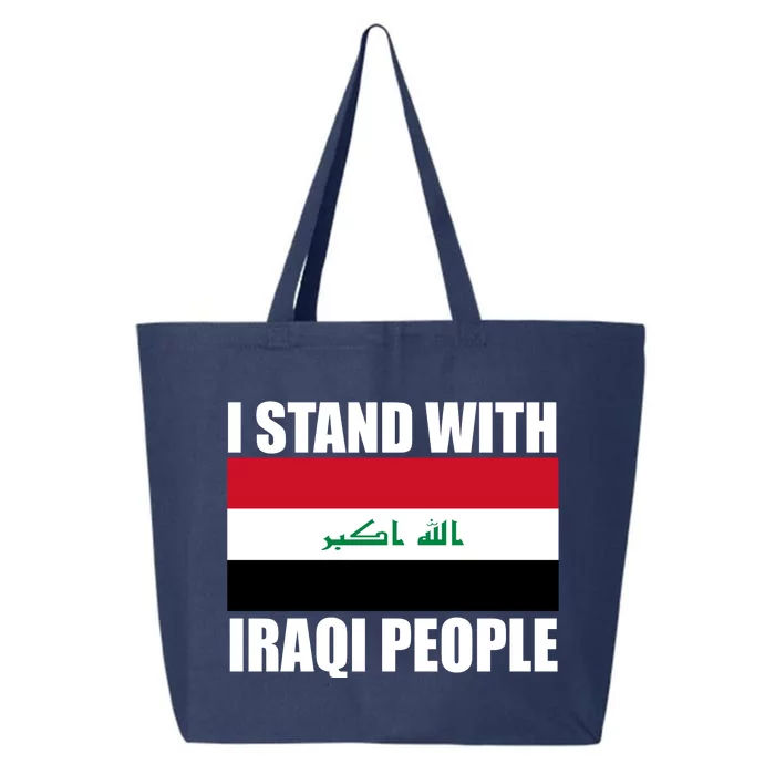 I Stand With Iraqi People 25L Jumbo Tote