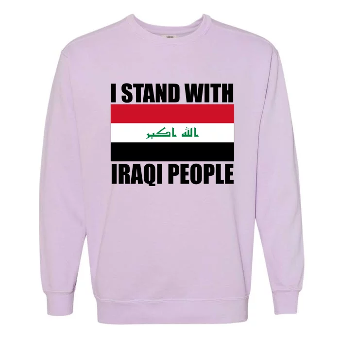 I Stand With Iraqi People Garment-Dyed Sweatshirt