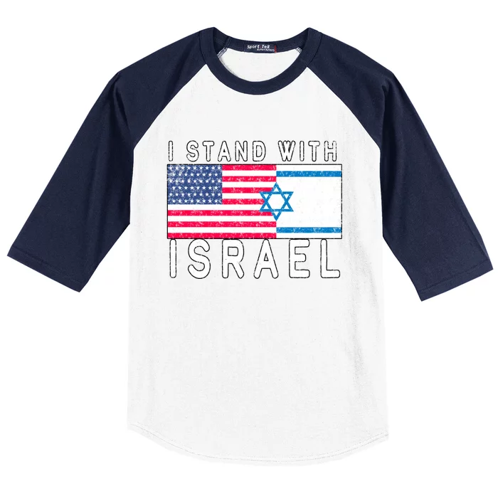 I stand With Israel Fag Vintage Baseball Sleeve Shirt