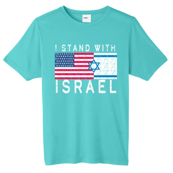 I stand With Israel Fag Vintage ChromaSoft Performance T-Shirt