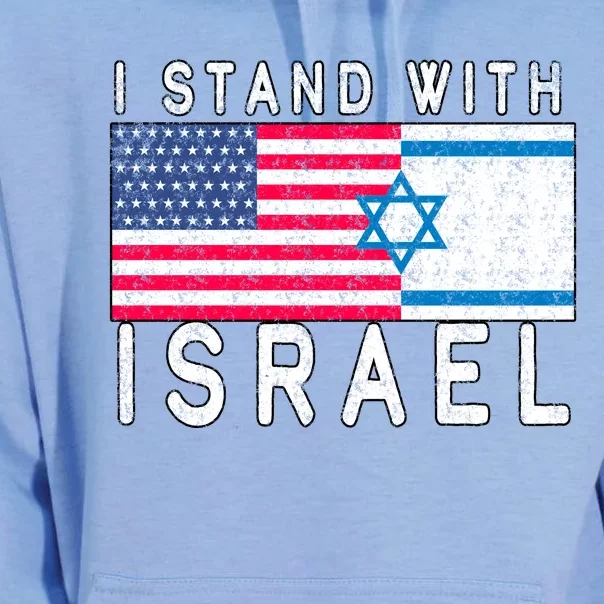 I stand With Israel Fag Vintage Unisex Surf Hoodie