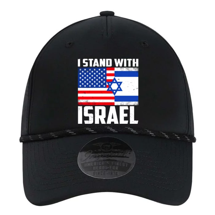 I Stand With Israel US Flags United Distressed Performance The Dyno Cap