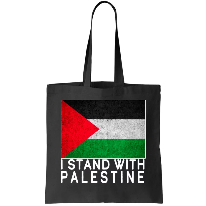 I Stand With Palestine Supporters Free Gaza Jerusalem Mosque Tote Bag