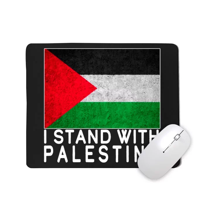 I Stand With Palestine Supporters Free Gaza Jerusalem Mosque Mousepad