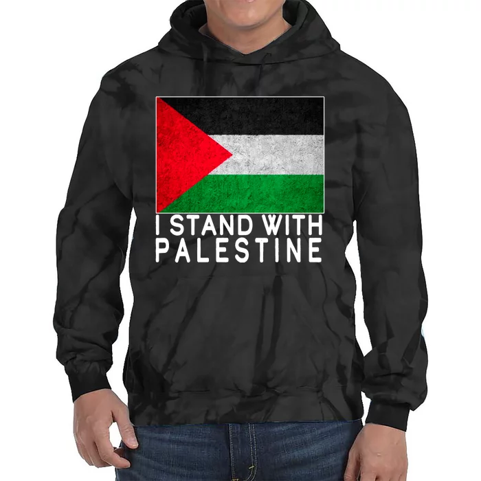 I Stand With Palestine Supporters Free Gaza Jerusalem Mosque Tie Dye Hoodie