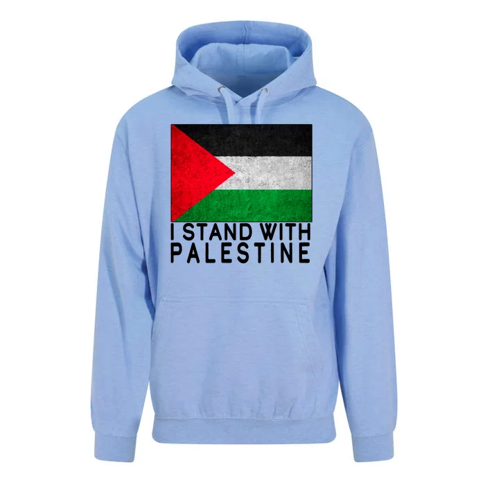 I Stand With Palestine Supporters Free Gaza Jerusalem Mosque Unisex Surf Hoodie