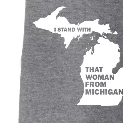 I Stand With That Woman From Michigan Social Justice Doggie 3-End Fleece Hoodie