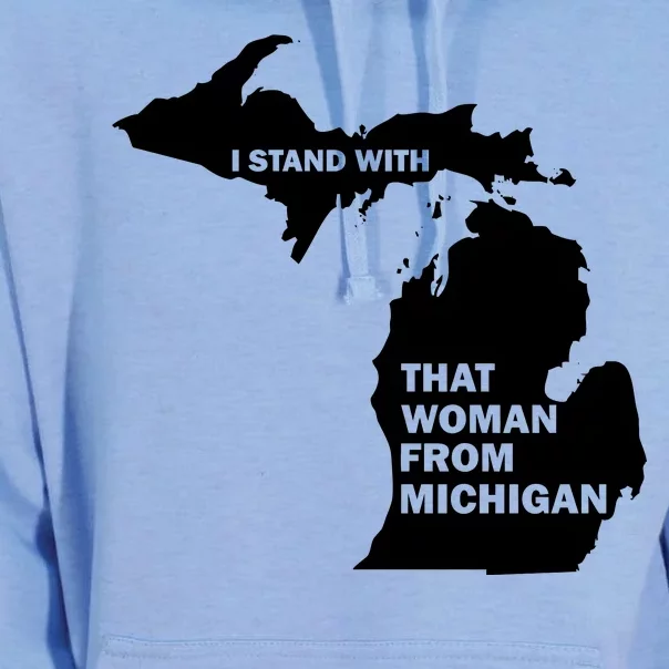 I Stand With That Woman From Michigan Social Justice Unisex Surf Hoodie