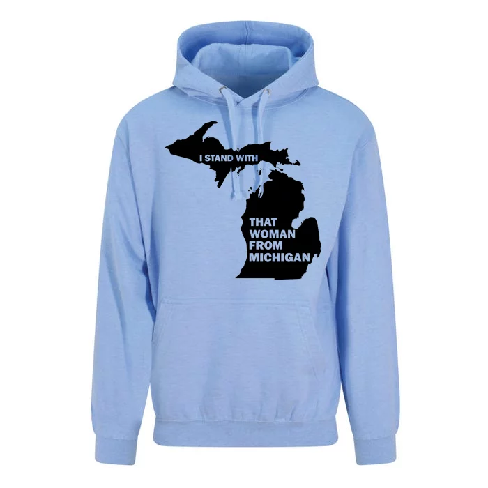 I Stand With That Woman From Michigan Social Justice Unisex Surf Hoodie