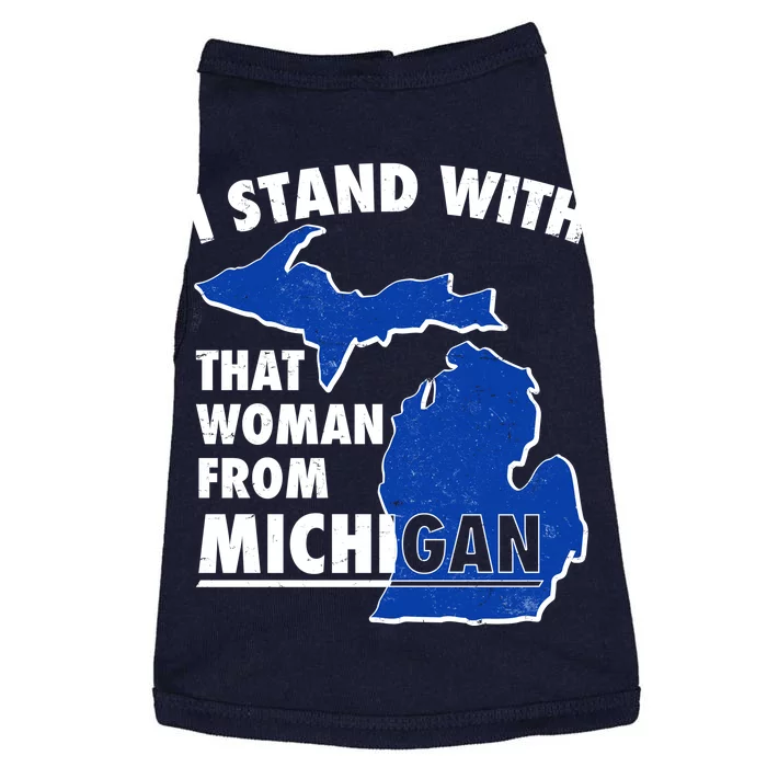 I Stand With That Woman From Michigan Support Doggie Tank