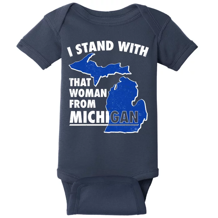 I Stand With That Woman From Michigan Support Baby Bodysuit