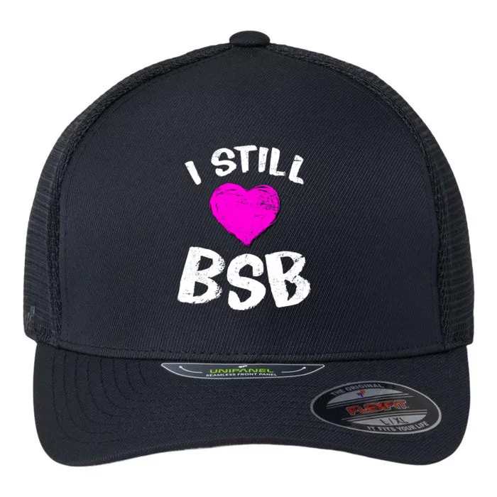 I Still Love BSB Music Band Flexfit Unipanel Trucker Cap