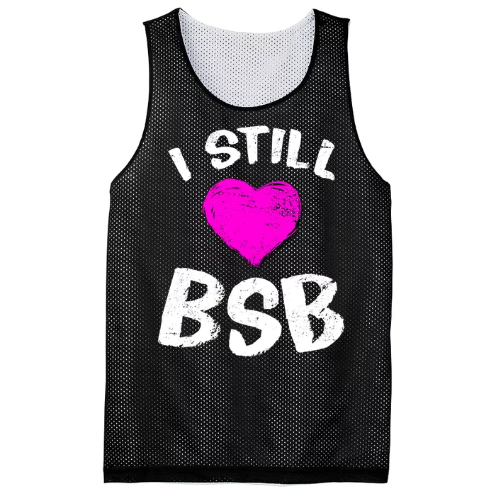 I Still Love BSB Music Band Mesh Reversible Basketball Jersey Tank