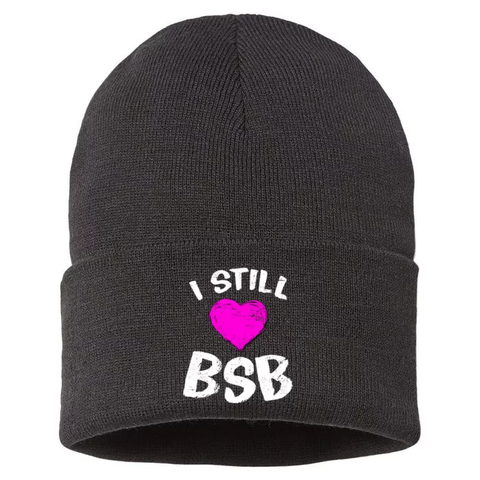 I Still Love BSB Music Band Sustainable Knit Beanie