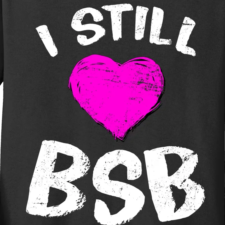 I Still Love BSB Music Band Kids Long Sleeve Shirt