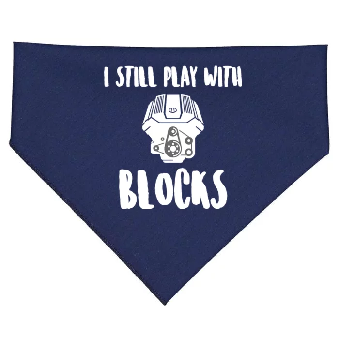 I Still Play With Blocks USA-Made Doggie Bandana