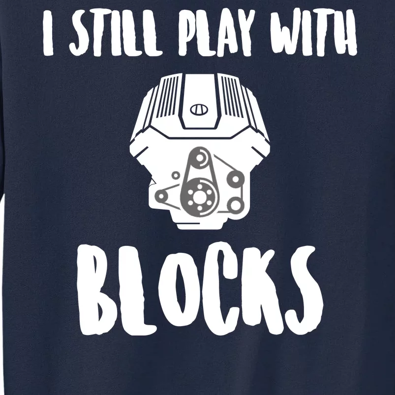 I Still Play With Blocks Tall Sweatshirt