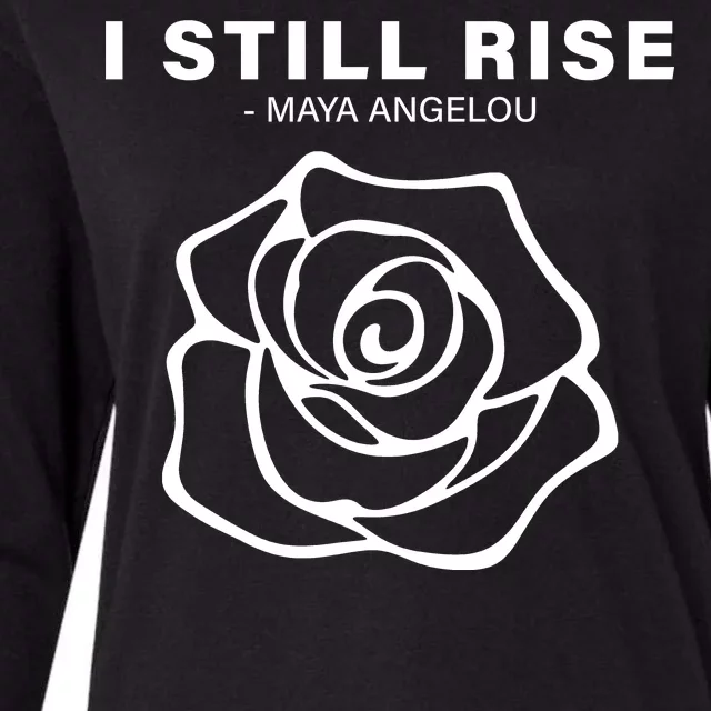 I Still Rise Inspirational Quote Womens Cotton Relaxed Long Sleeve T-Shirt