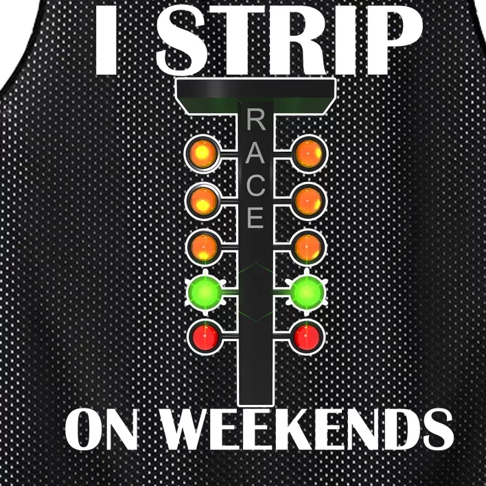 I Strip On Weekends Mesh Reversible Basketball Jersey Tank