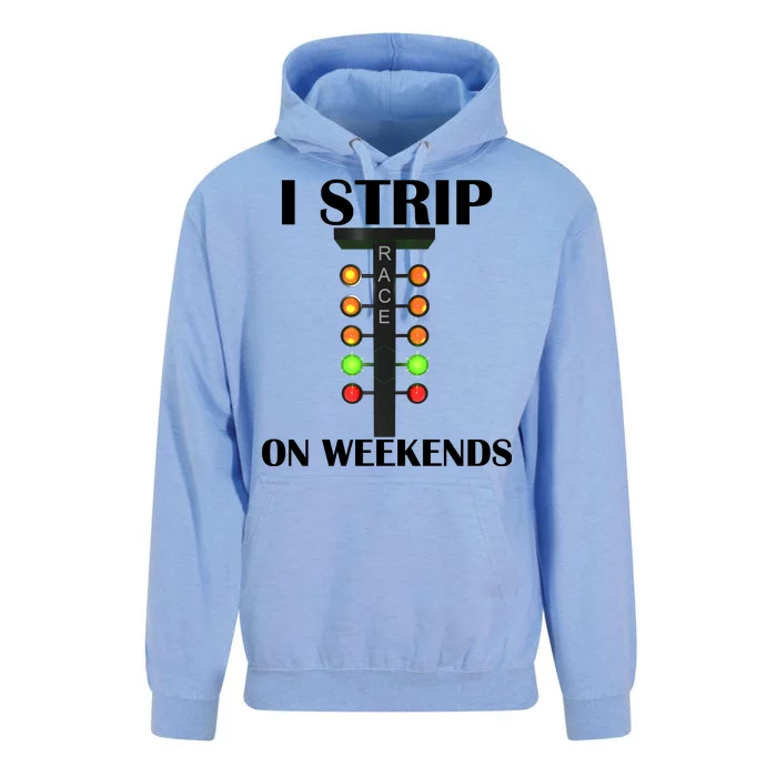 I Strip On Weekends Unisex Surf Hoodie