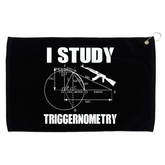 I Study Triggernometry Gun Grommeted Golf Towel