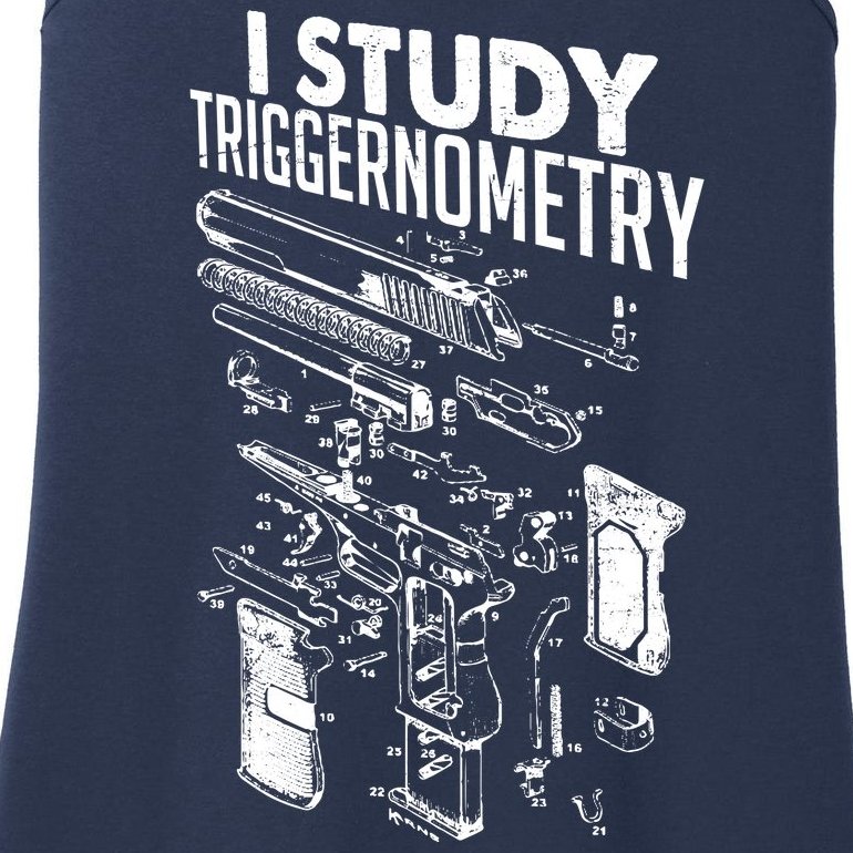 I Study Triggernometry Gun Diagram Ladies Essential Tank