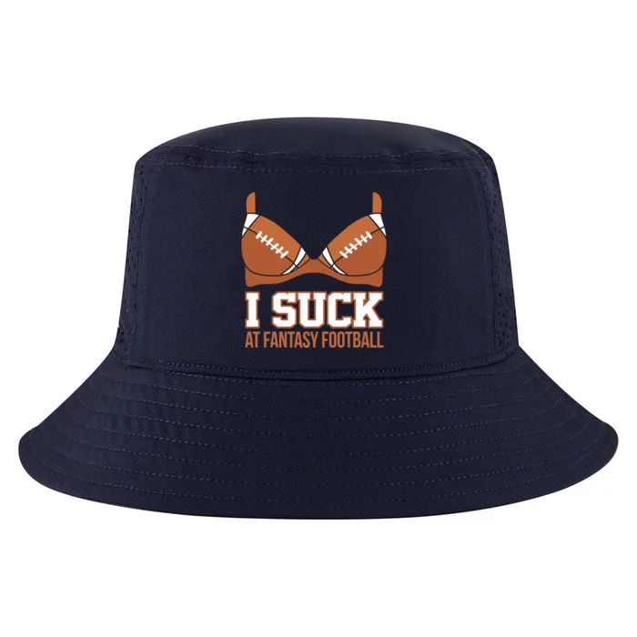 I Suck At Fantasy Football Last Place Cool Comfort Performance Bucket Hat