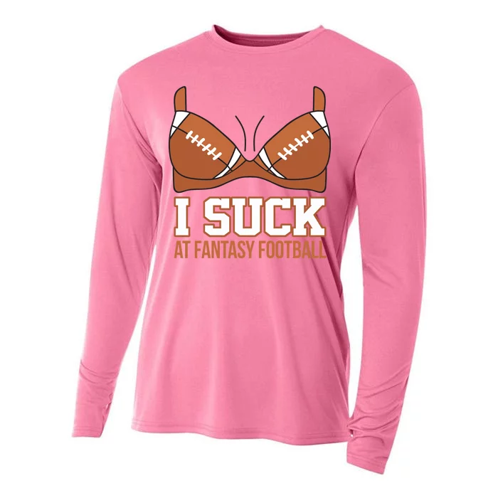 I Suck At Fantasy Football Last Place Cooling Performance Long Sleeve Crew