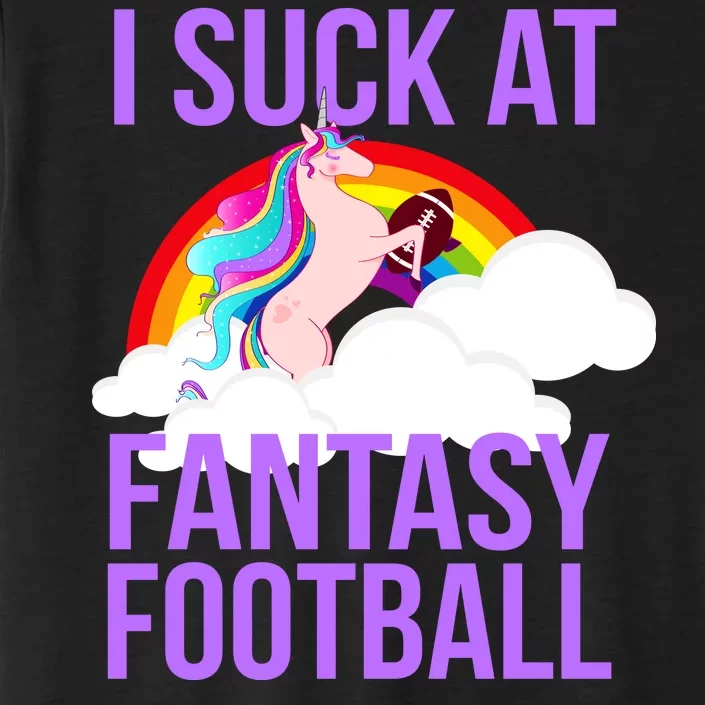 I Suck At Fantasy Football Unicorn ChromaSoft Performance T-Shirt