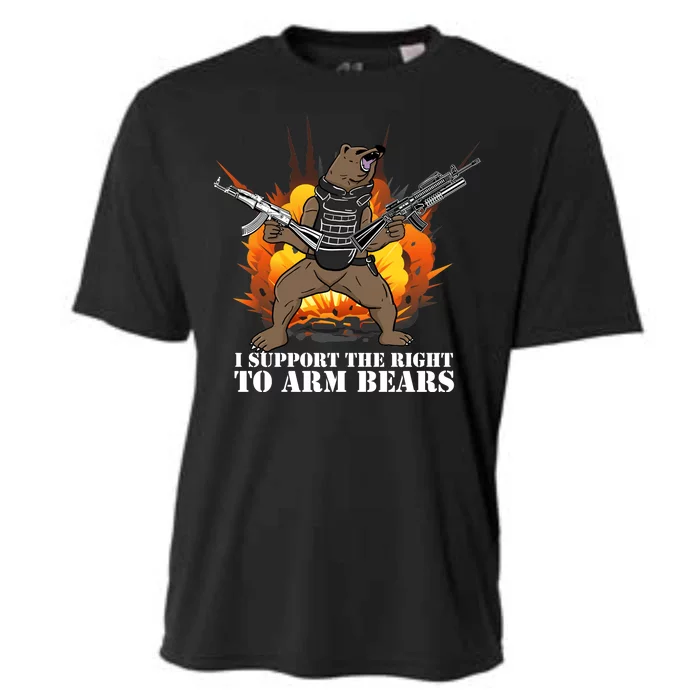 I Support The Right To Arm Bears Cooling Performance Crew T-Shirt