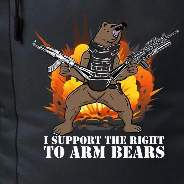 I Support The Right To Arm Bears Daily Commute Backpack