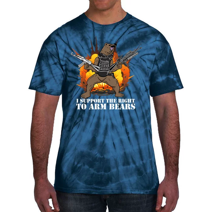 I Support The Right To Arm Bears Tie-Dye T-Shirt