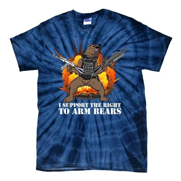 I Support The Right To Arm Bears Tie-Dye T-Shirt