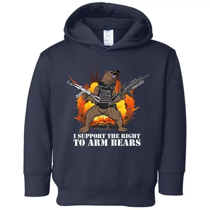 I Support The Right To Arm Bears Toddler Hoodie