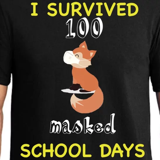 I Survived 100 Masked School Days Pajama Set