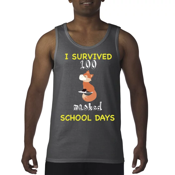 I Survived 100 Masked School Days Tank Top