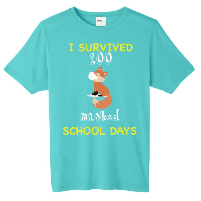 I Survived 100 Masked School Days ChromaSoft Performance T-Shirt