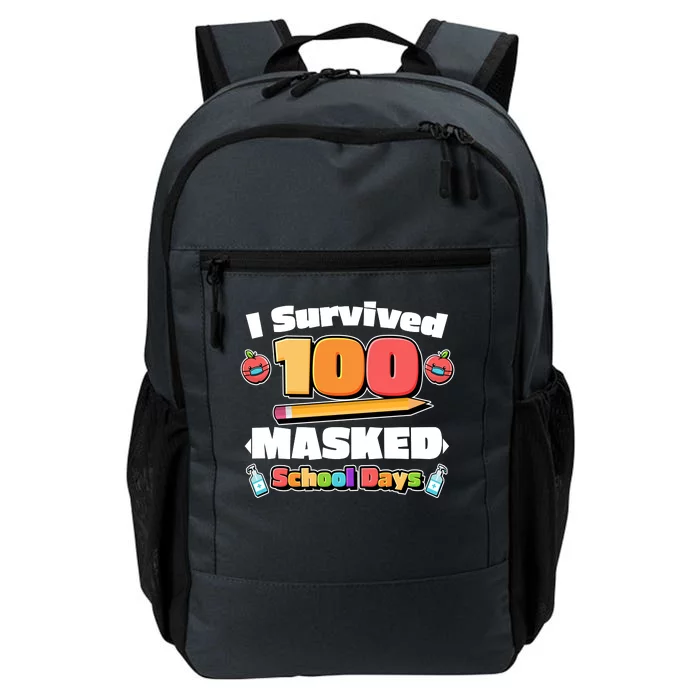 I Survived 100 Masked School Days Pandemic Learning Daily Commute Backpack