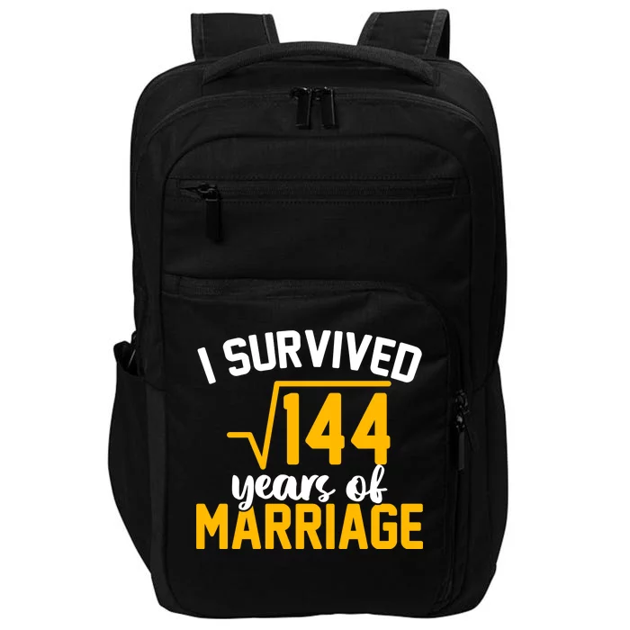 I Survived 144 Years Of Marriage Impact Tech Backpack