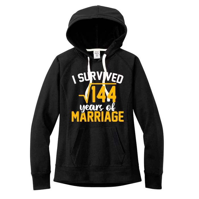 I Survived 144 Years Of Marriage Women's Fleece Hoodie