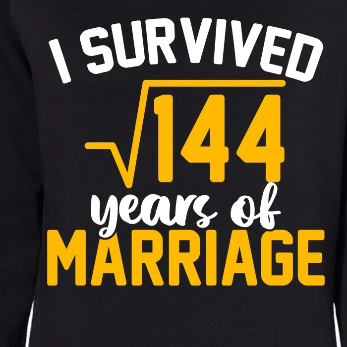 I Survived 144 Years Of Marriage Womens California Wash Sweatshirt