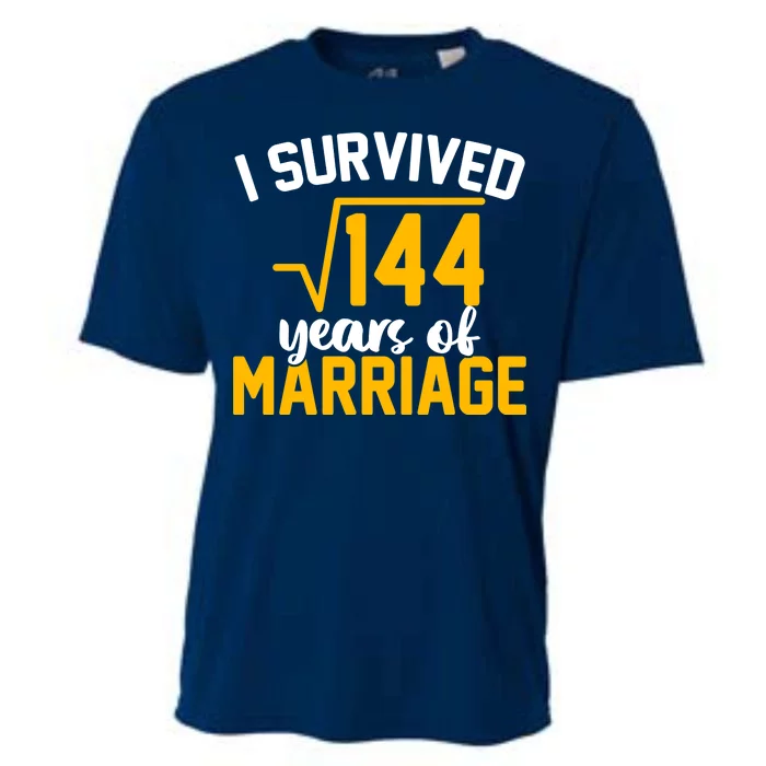 I Survived 144 Years Of Marriage Cooling Performance Crew T-Shirt