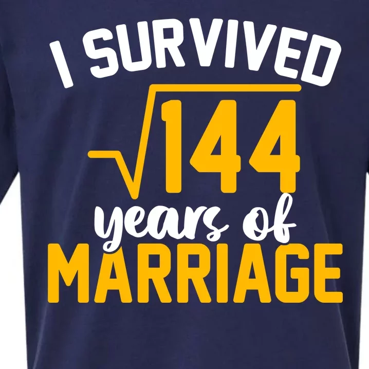 I Survived 144 Years Of Marriage Sueded Cloud Jersey T-Shirt