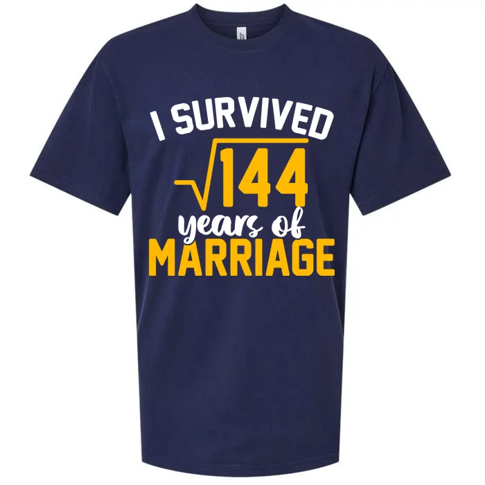 I Survived 144 Years Of Marriage Sueded Cloud Jersey T-Shirt